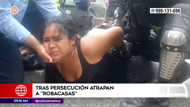 La Molina: Serenos atraparon a robacasas tras persecución