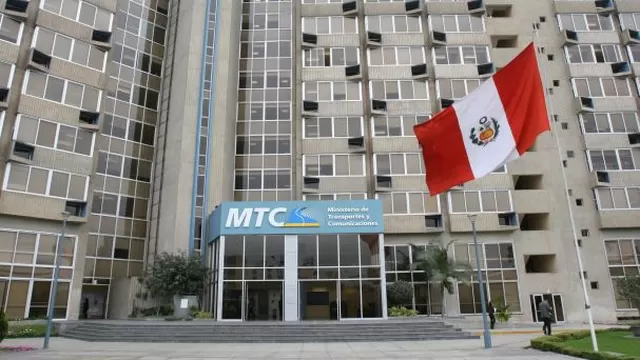Ministerio de Transportes y Comunicaciones. Foto: Agencia Andina