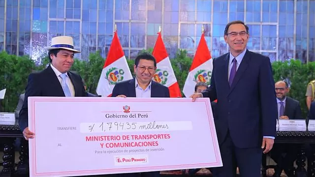 Foto: Twitter MTC / Presidencia Perú