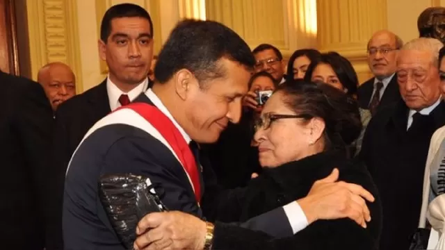 Elena Tasso Heredia, madre del expresidente Ollanta Humala, murió este viernes