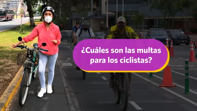 Multas a ciclistas: Estas son las papeletas que impondrán a los infractores