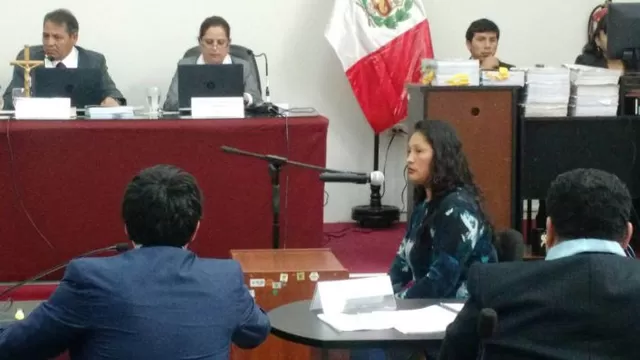  Araceli Oropeza durante la décimo segunda audiencia por el caso Narcoindultos / Foto: América Noticias - Franco Meza