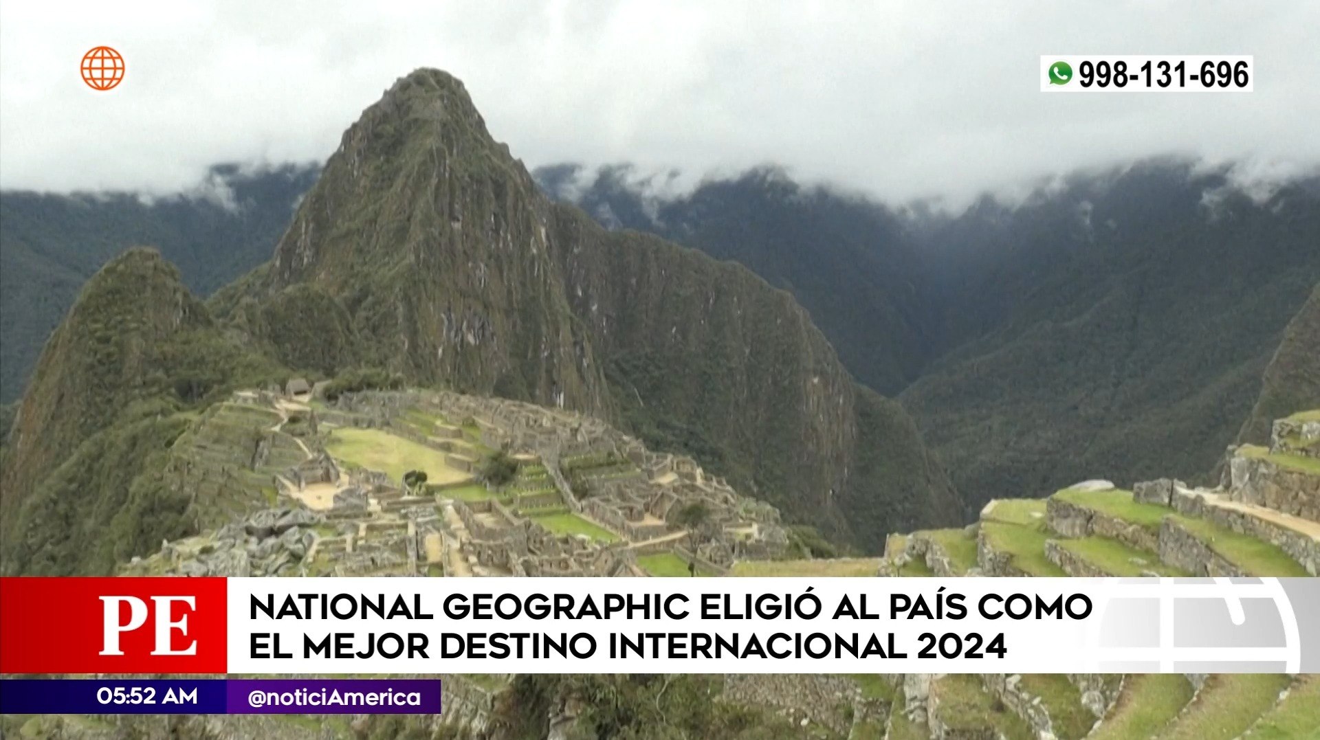 Perú elegido como Mejor Destino Internacional 2024. Foto: América Noticias