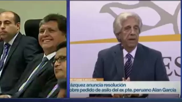 Alan García: así fue el anuncio del presidente uruguayo para negarle asilo