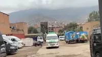 Bloqueo en carretera Federico Basadre impide salida de vehículos a Pucallpa