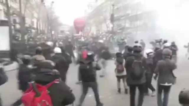 Continúan las protestas en Francia / Foto: Canal N