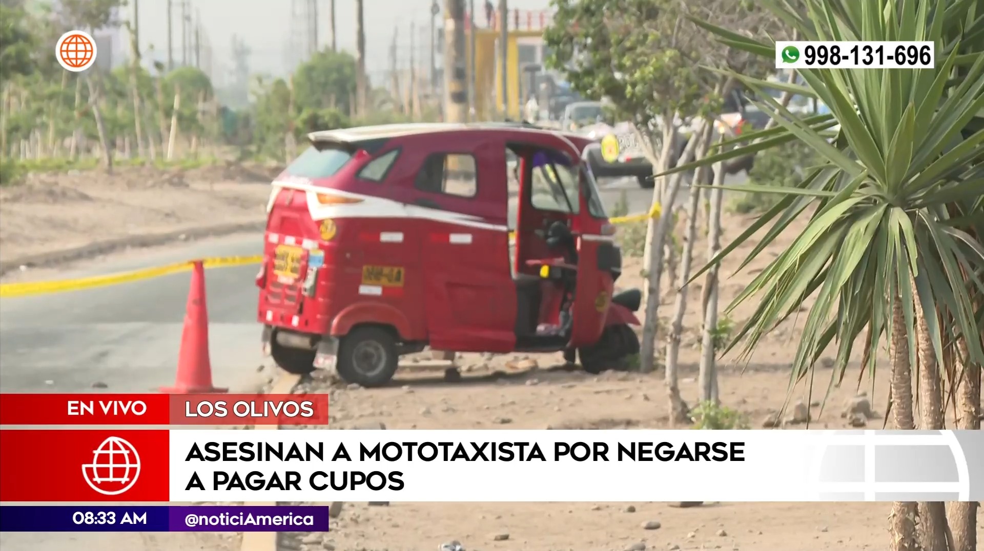 Asesinato en Los Olivos. Foto: América Noticias