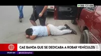 Los Olivos: Banda dedicada a robar vehículos fue capturada