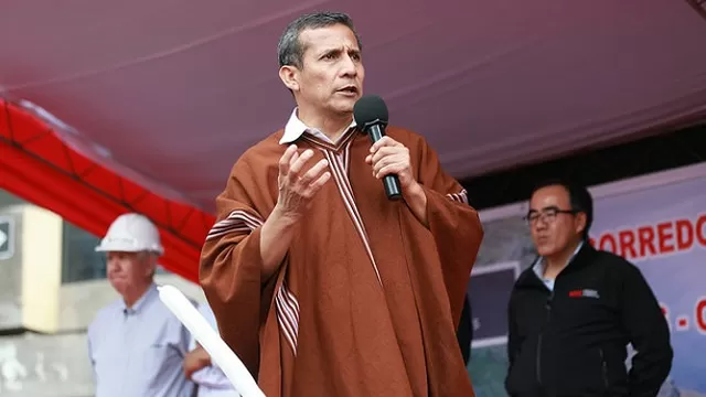 Ollanta Humala pidió continuar los programas sociales / Andina