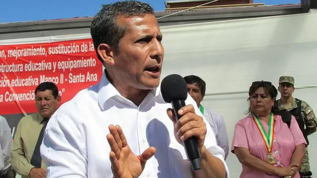 Ollanta Humala, presidente de la República. Foto: Correo