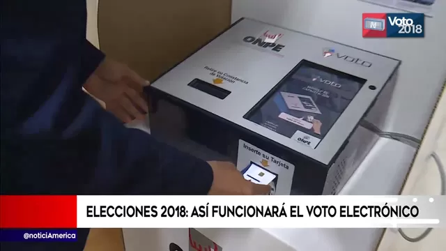 Elecciones 2018: así funcionará el voto electrónico