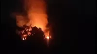 Oxapampa: Incendio forestal en distrito de Chontabamba provocó daños a diversos sectores