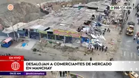 Pachacamac: Desalojan a comerciantes de mercado en Manchay