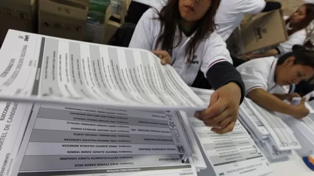 Padrón electoral. Foto: Agencia Andina