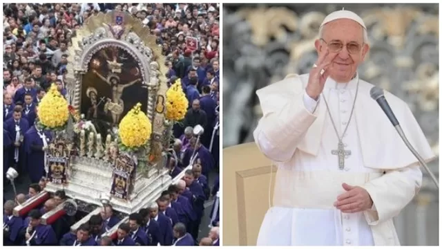 Papa Francisco envió saludos y bendijo a fieles del Señor de los Milagros 
