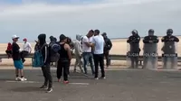 Paso vehicular en la frontera Perú – Chile fue bloqueado por ciudadanos extranjeros