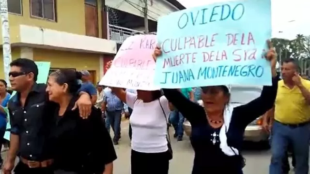 Continúan las protestas en Tumán. Foto: América Noticias