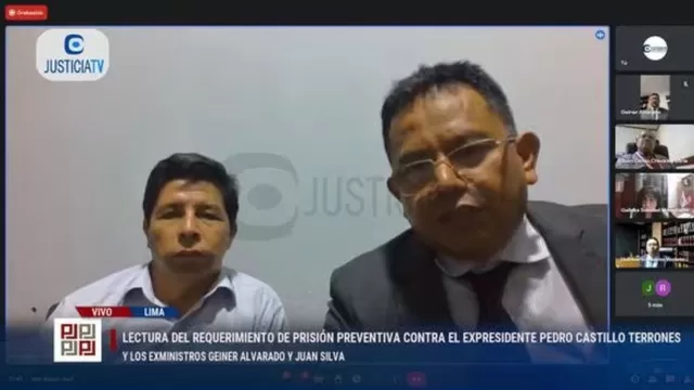 Eduardo Pachas asumía la defensa legal del expresidente Pedro Castillo por el presunto delito de rebelión / Foto: JusticiaTV