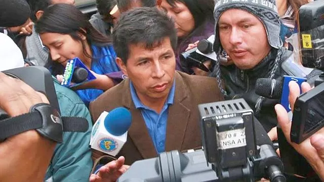 Pedro Castillo, dirigente del comité de lucha de los profesores en huelga / Foto: archivo Andina