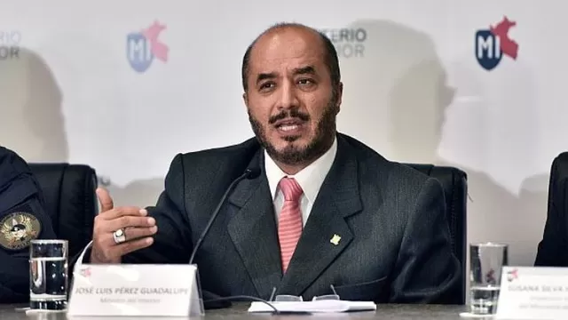 José Luis Pérez Guadalupe, ministro del Interior. Foto: archivo El Comercio.