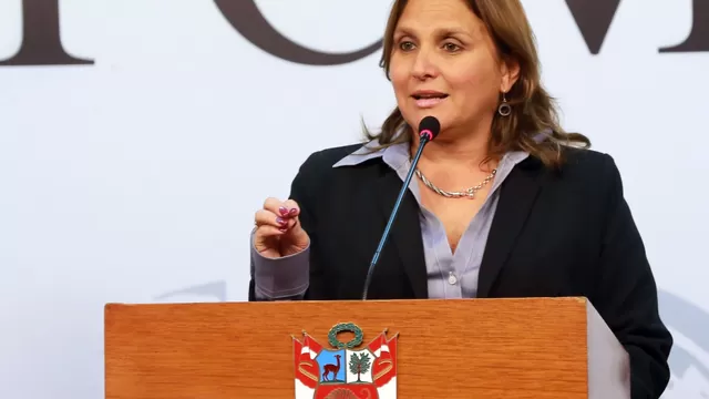 Ministra de Justicia, Marisol Pérez Tello. Foto: Agencia Andina