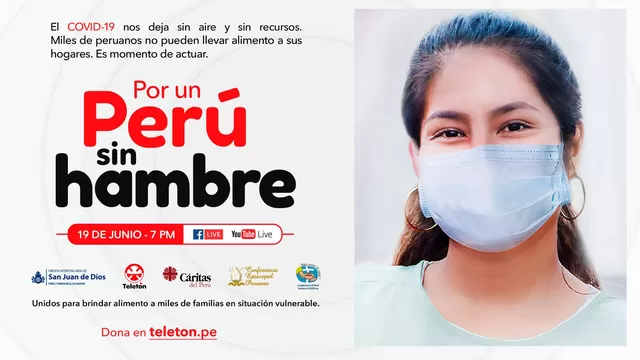 Por un Perú sin hambre: Sigue EN VIVO la Teletón a favor de familias vulnerables por COVID-19 