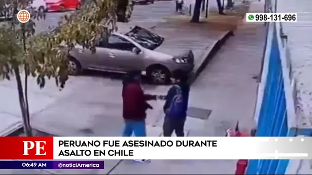 Peruano fue asesinado durante asalto en Chile