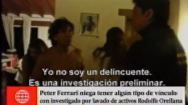 Peter Ferrari. Foto y video: América Noticias