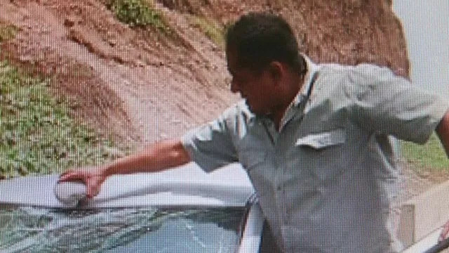 Miraflores: piedra impactó vehículo que transitaba por la Costa Verde