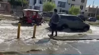 Piura: Calles inundadas tras intensas lluvias