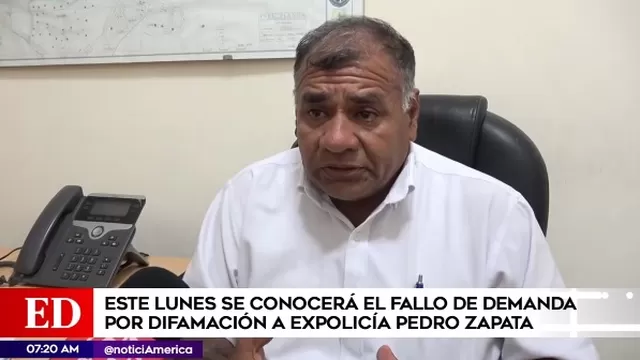 Piura: este lunes se conocerá fallo contra expolicía Pedro Zapata