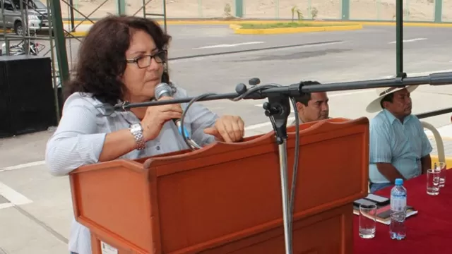 Ruby Rodríguez, exalcaldesa de Piura. Foto: Andina