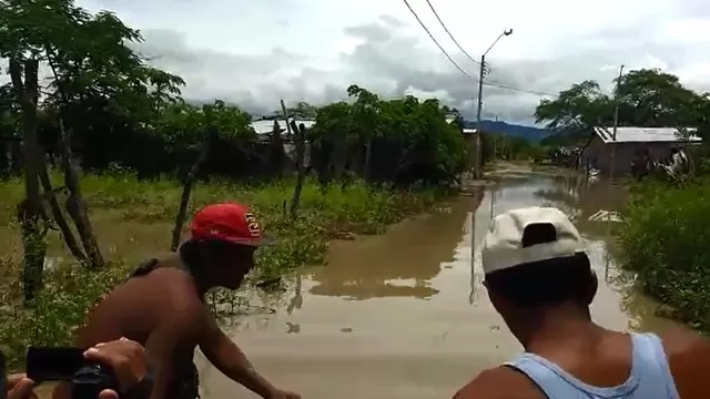 Inundaciones en Chulucanas. Foto: América Noticias