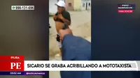 Piura: Sicario se grabó acribillando a mototaxista