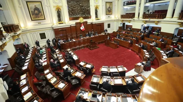 Pleno del Congreso de la República. Foto: Andina