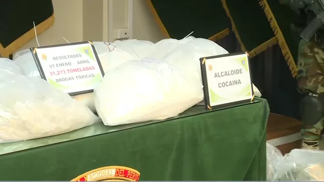 Operativo policial en Ayacucho logra incautar media tonelada de cocaína