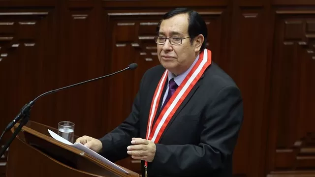 Víctor Prado, presidente del Poder Judicial. Foto: Andina