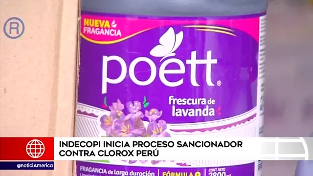 Poett: Indecopi inició proceso sancionador contra Clorox Perú