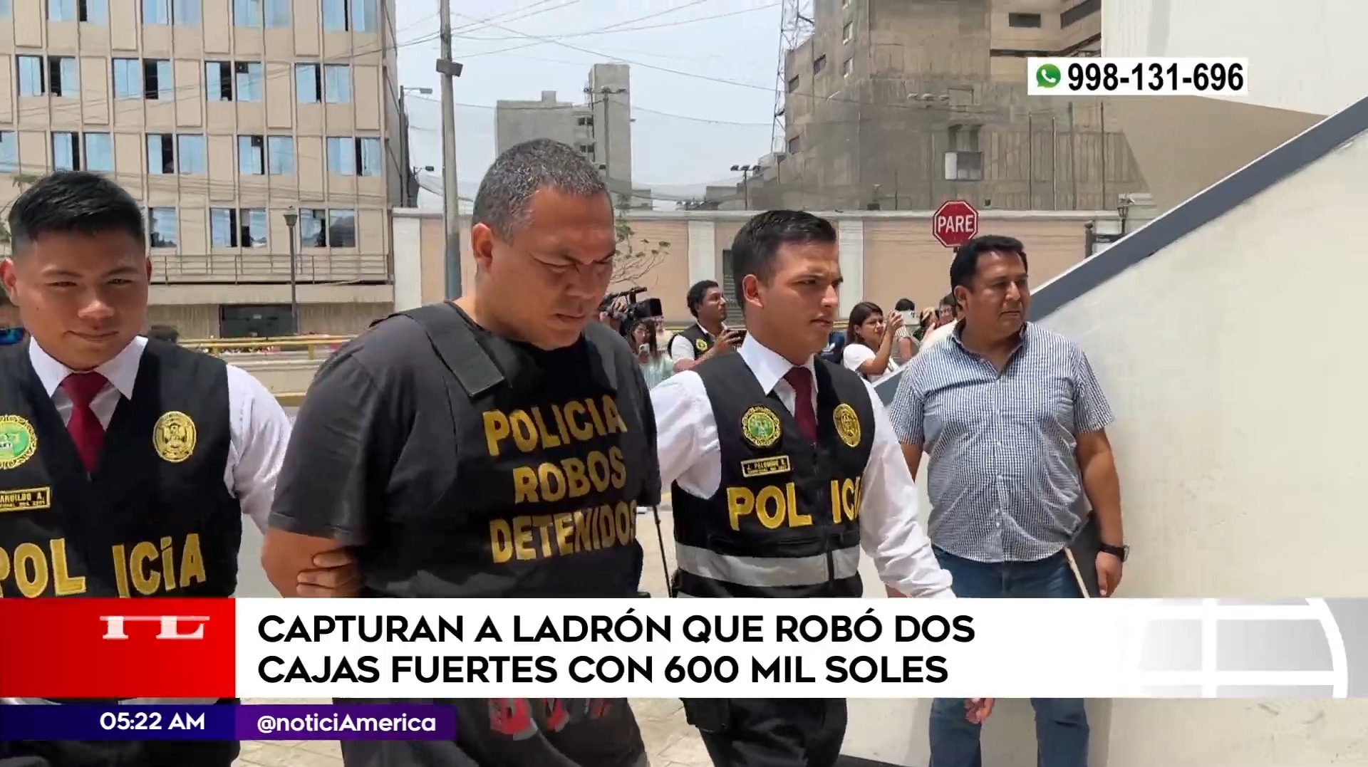 Robo en San Isidro. Foto: América Noticias