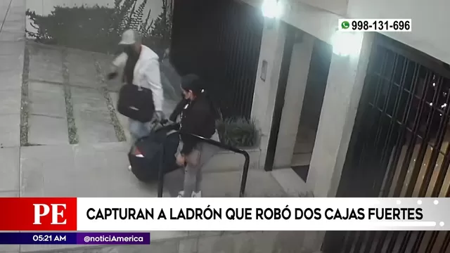 Policía capturó a hombre que robó S/ 600 mil de vivienda en San Isidro