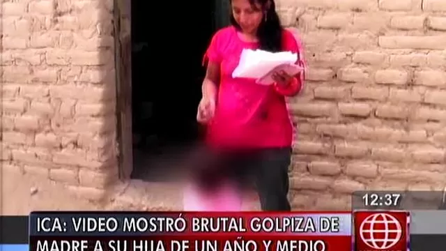 Mujer que maltrató a su hija de año y medio será internada en un hospital en Ica