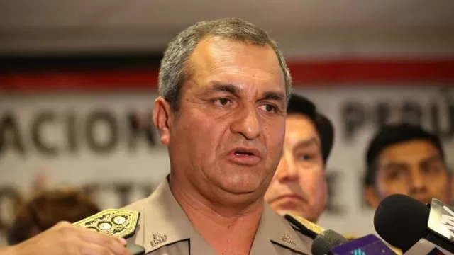 Vicente Romero, director general de la Policía. Foto: Andina