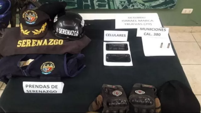 Armas incautadas en el operativo. Foto: Andina