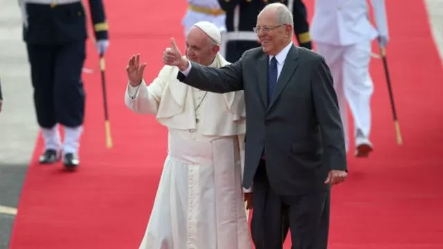 Presidente PPK y papa Francisco. Foto: Agencia Andina