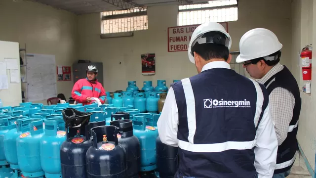 Osinergmin: Precio del balón de gas se incrementará a partir de hoy