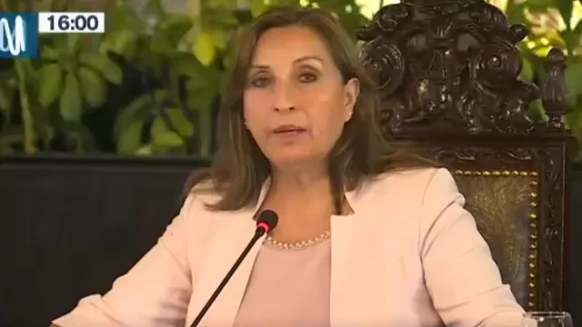 Presidenta Boluarte a los manifestantes: Les están mintiendo