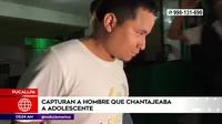 Pucallpa: Policía capturó a hombre que chantajeaba a adolescente