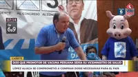 Rafael López Aliaga señala que promotor de vacuna peruana sería su viceministro de Salud 