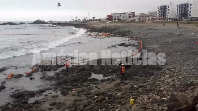 Ilo: reportan derrame de combustible en playa frente a municipalidad