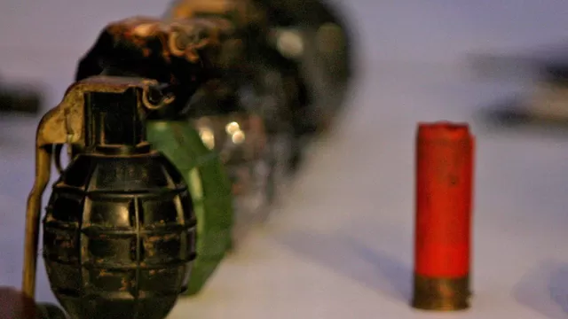 Militares fueron imputados por el presunto delito de tráfico ilícito de granadas bajo la modalidad de apoderamiento para su comercialización a bandas criminales. Foto: Andina